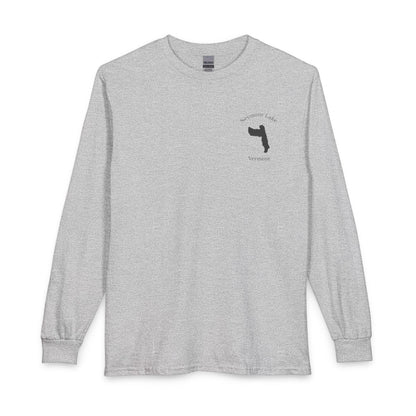Vermont  Seymour  Lake  Long  Sleeve  Fishing  T-shirt  front  position  view  from  front  sport  grey.webp