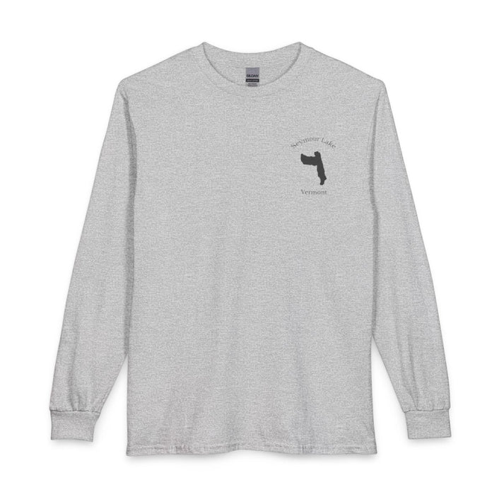 Vermont  Seymour  Lake  Long  Sleeve  Fishing  T-shirt  front  position  view  from  front  sport  grey.webp