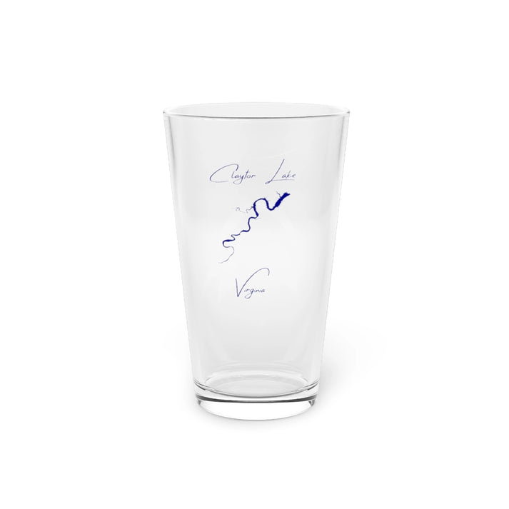 Virginia  Claytor  Lake  16oz  Pint  Glass  front  position  view  from  front  16oz.webp
