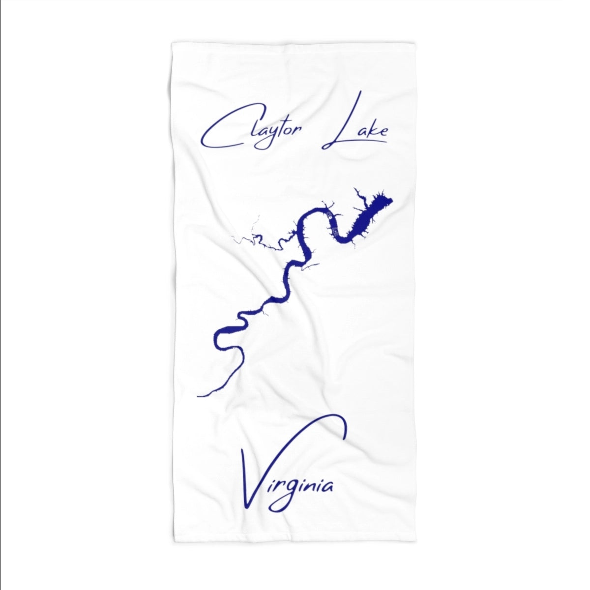 Virginia  Claytor  Lake  Beach  Towel  front  position  view  from  front  36  x  72.webp
