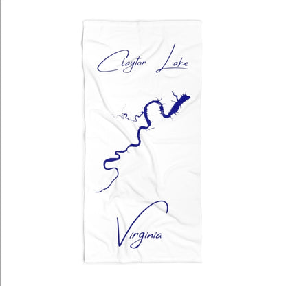 Virginia  Claytor  Lake  Beach  Towel  front  position  view  from  front  36  x  72.webp