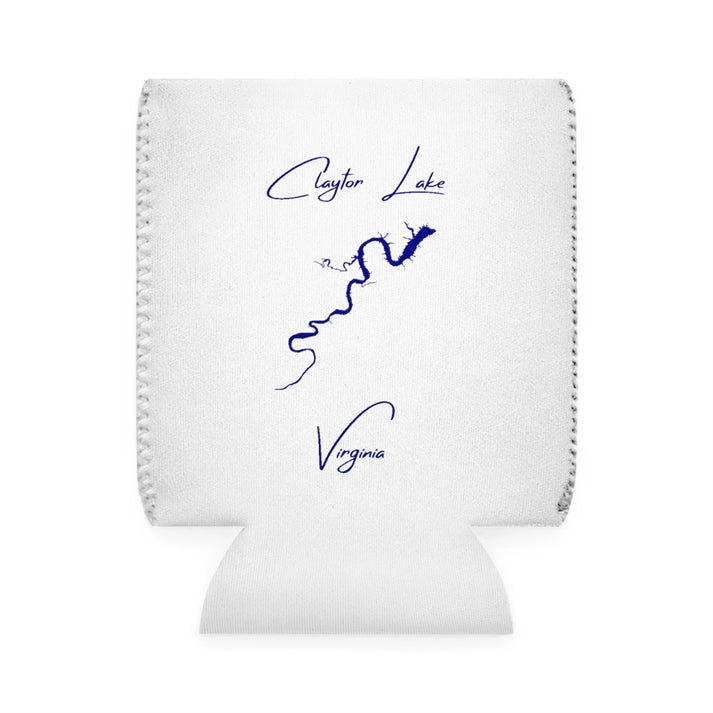 Virginia  Claytor  Lake  Can  Koozie  front  position  view  from  front-1  white.webp