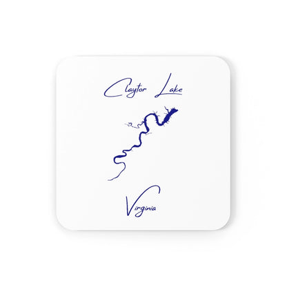 Virginia  Claytor  Lake  Coaster  Set  front  position  view  from  front  3.75  x  3.75.webp