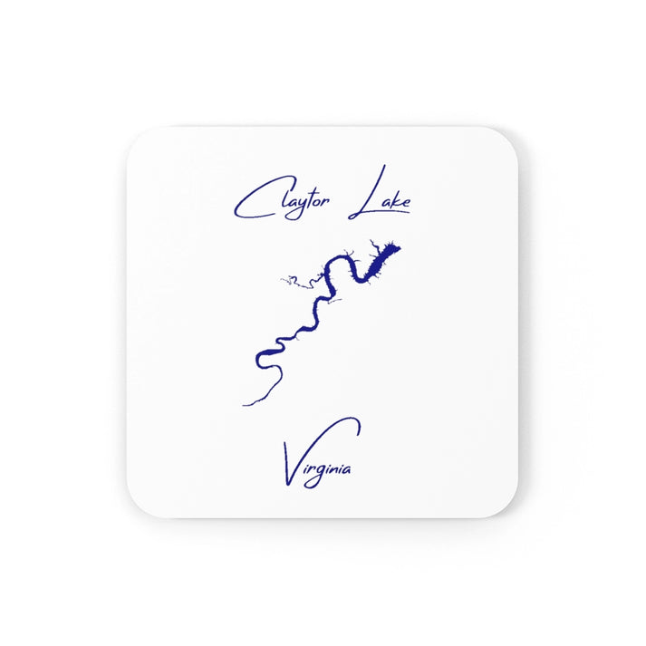 Virginia  Claytor  Lake  Coaster  Set  front  position  view  from  front  3.75  x  3.75.webp