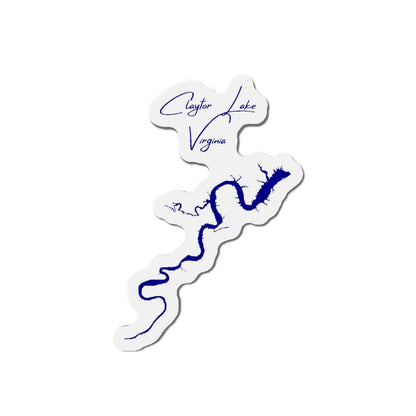 Virginia  Claytor  Lake  Die  Cut  Magnet  front  position  view  from  front  4  x  4.webp