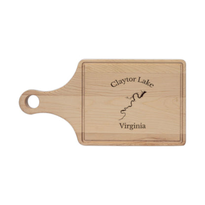 Virginia  Claytor  Lake  Engraved  Cutting  Board  front  position  view  from  front  maple.webp