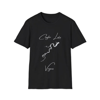 Virginia  Claytor  Lake  T-shirt  front  position  view  from  front  black.webp