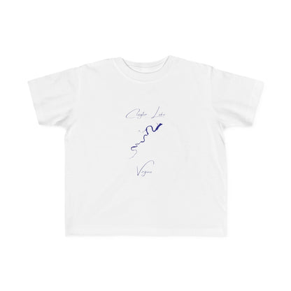 Virginia  Claytor  Lake  Toddler  T-shirt  front  position  view  from  front  white.webp