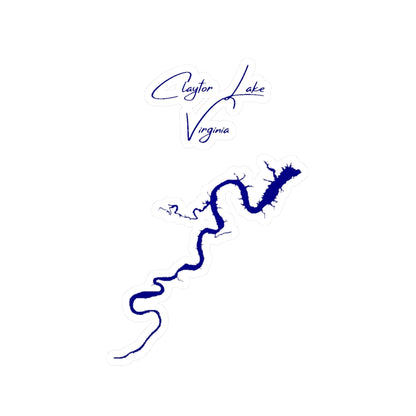 Virginia  Claytor  Lake  Vinyl  Decal  other  position  view  from  front  4  x  6.webp