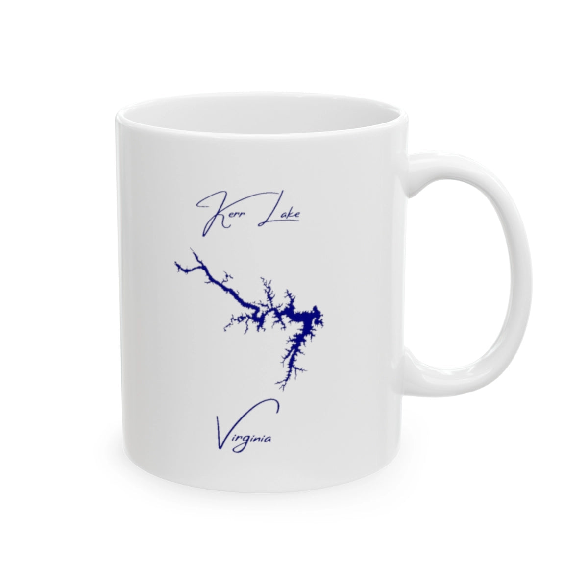 Virginia  Kerr  Lake  Ceramic  Mug  other  position  view  from  right  11oz.webp