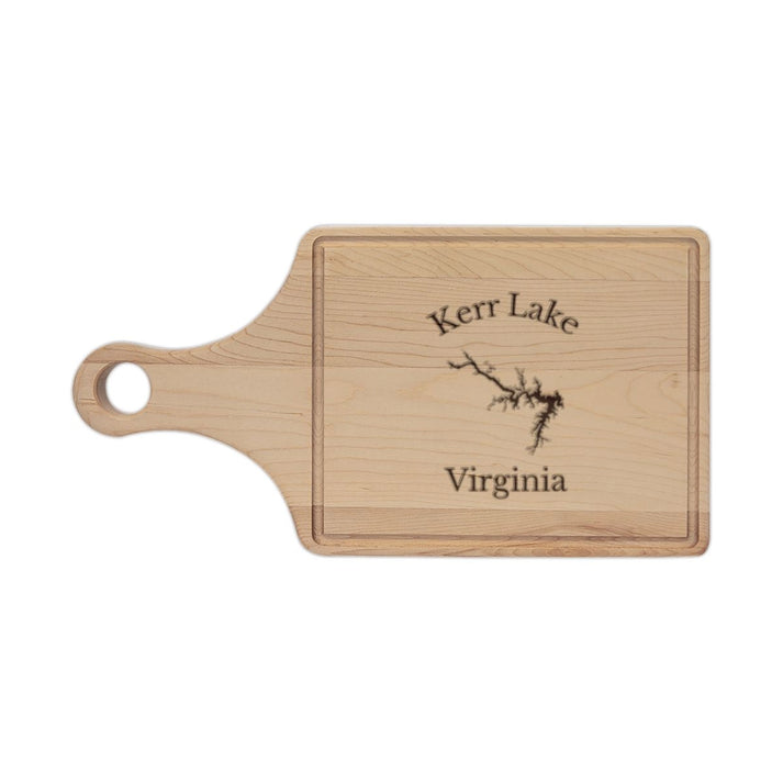 Virginia  Kerr  Lake  Engraved  Cutting  Board  front  position  view  from  front  maple.webp