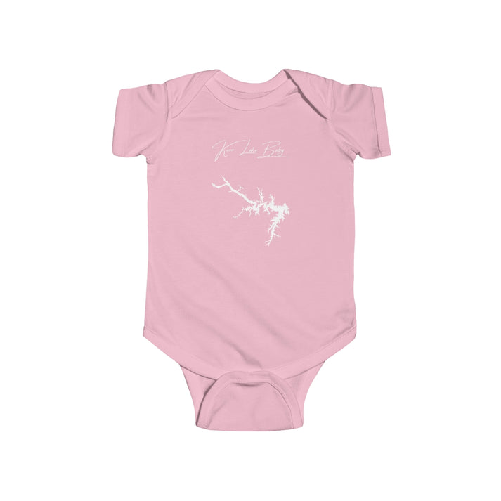 Virginia  Kerr  Lake  Onesie  front  position  view  from  front  pink.webp