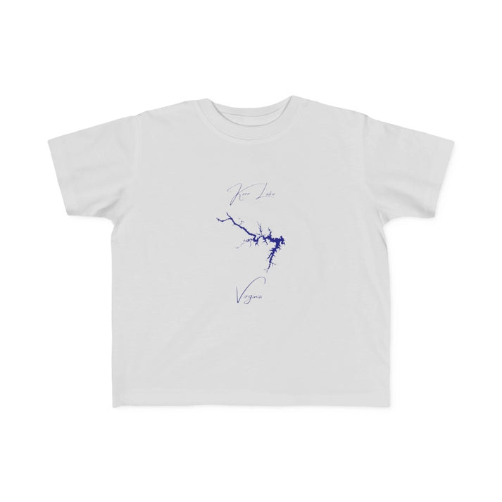 Virginia  Kerr  Lake  Toddler  T-shirt  front  position  view  from  front  silver.webp