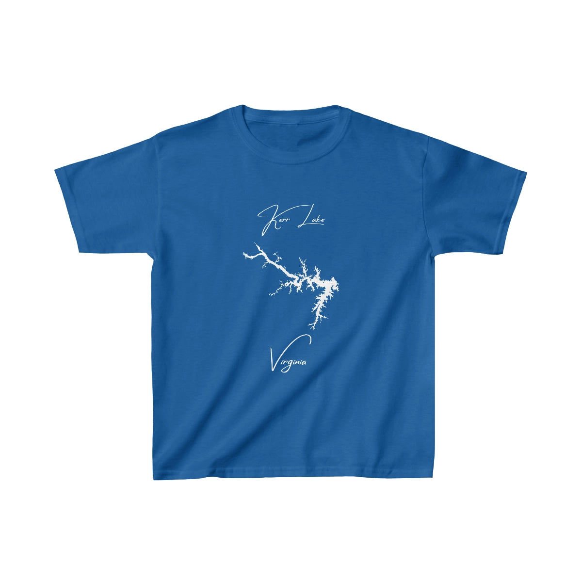 Virginia  Kerr  Lake  Youth  T-shirt  front  position  view  from  front  royal.webp