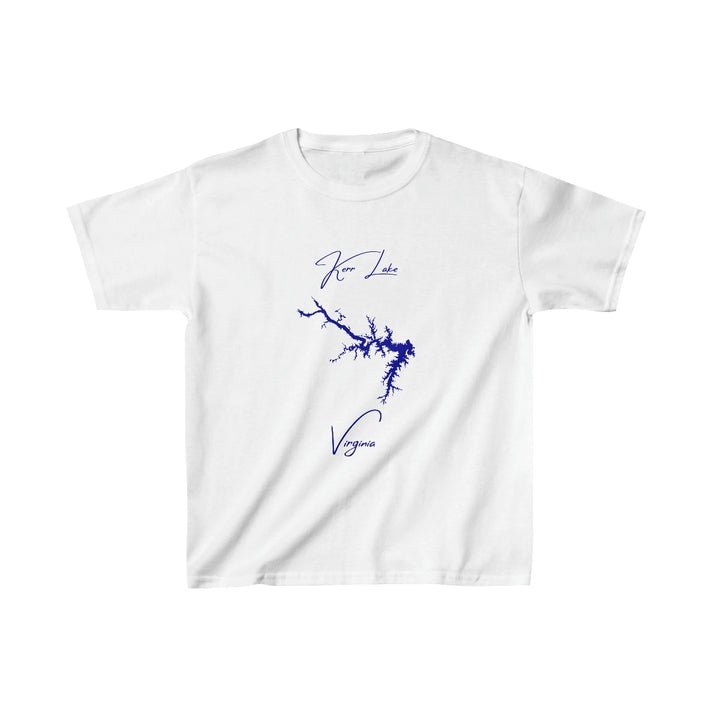 Virginia  Kerr  Lake  Youth  T-shirt  front  position  view  from  front  white.webp