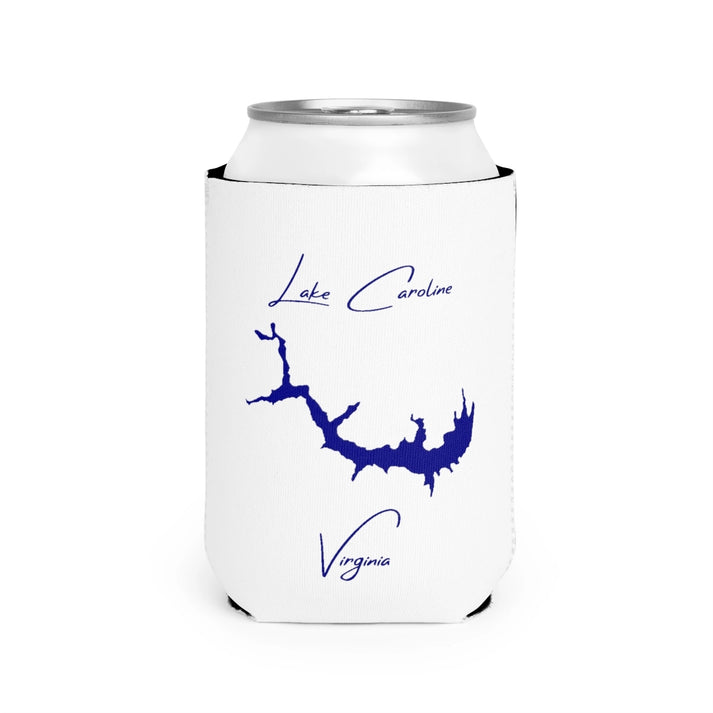 Virginia  Lake  Caroline  Can  Koozie  front  position  view  from  front-2  white.webp
