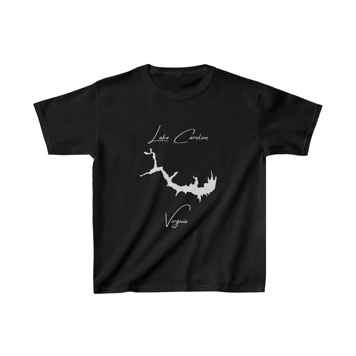 Virginia  Lake  Caroline  Youth  T-shirt  front  position  view  from  front  black.webp