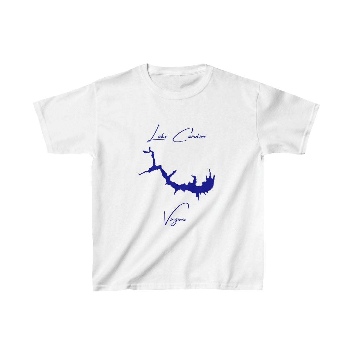 Virginia  Lake  Caroline  Youth  T-shirt  front  position  view  from  front  white.webp