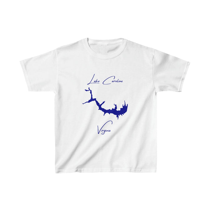 Virginia  Lake  Caroline  Youth  T-shirt  front  position  view  from  front  white.webp
