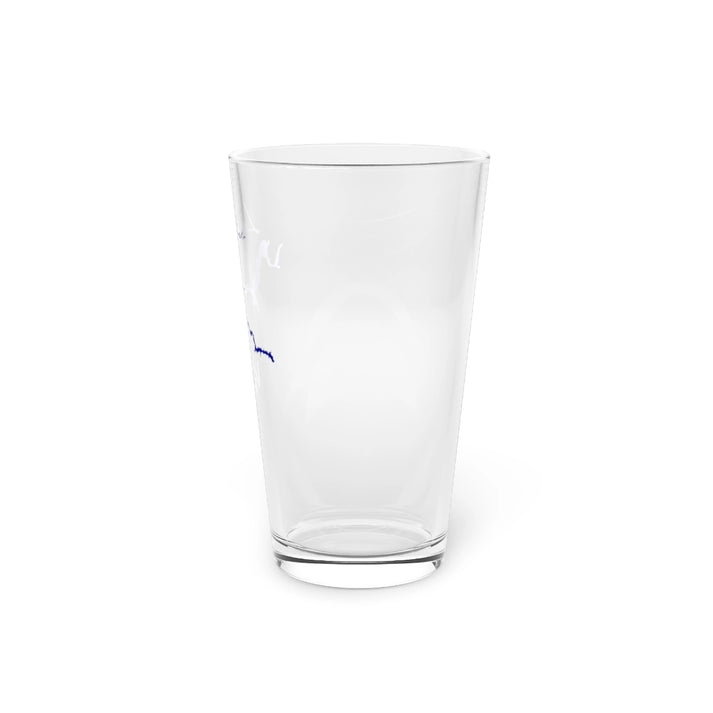 Virginia  Lake  Chesdin  16oz  Pint  Glass  front  position  view  from  right  16oz.webp
