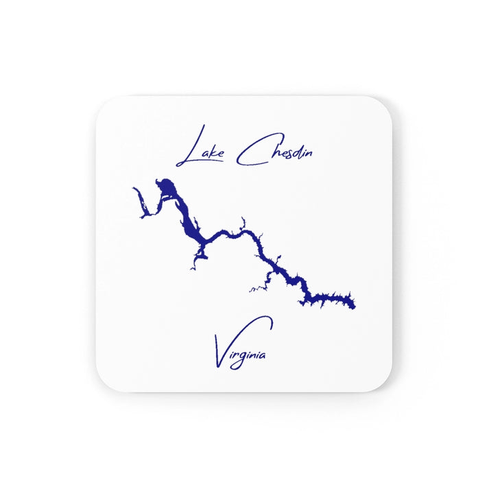 Virginia  Lake  Chesdin  Coaster  Set  front  position  view  from  front  3.75  x  3.75.webp