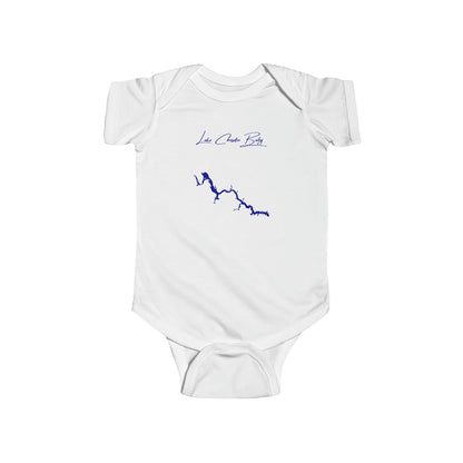 Virginia  Lake  Chesdin  Onesie  front  position  view  from  front  white.webp