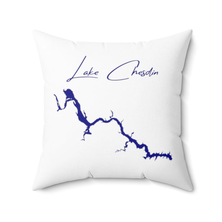 Virginia  Lake  Chesdin  Pillow  front  position  view  from  back  20  x  20.webp