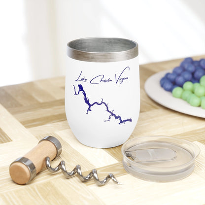 Virginia  Lake  Chesdin  Wine  Tumbler  other  position  view  from  context  white.webp