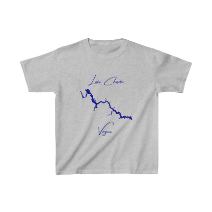 Virginia  Lake  Chesdin  Youth  T-shirt  front  position  view  from  front  sport  grey.webp