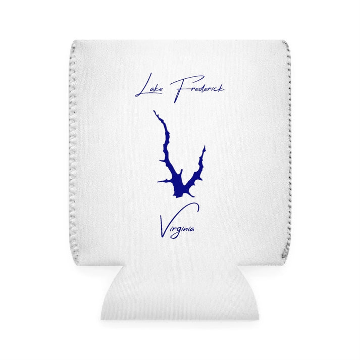 Virginia  Lake  Frederick  Can  Koozie  front  position  view  from  front-1  white.webp