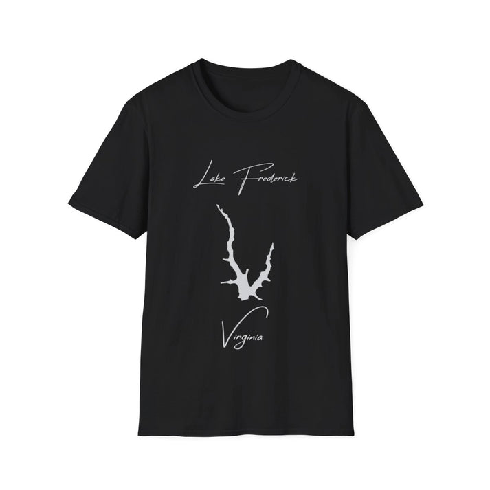 Virginia  Lake  Frederick  T-shirt  front  position  view  from  front  black.webp