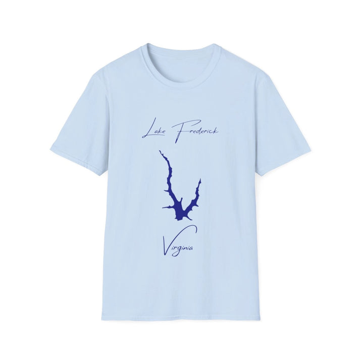 Virginia  Lake  Frederick  T-shirt  front  position  view  from  front  light  blue.webp