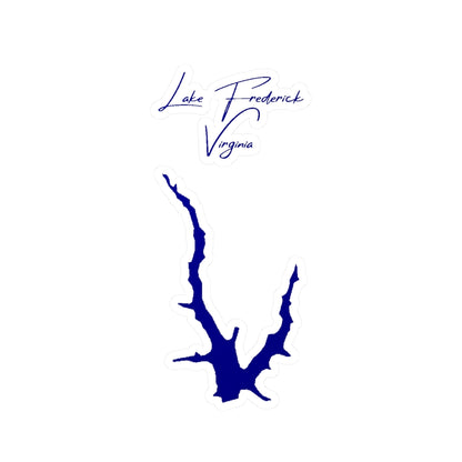 Virginia  Lake  Frederick  Vinyl  Decal  other  position  view  from  front  4  x  6.webp