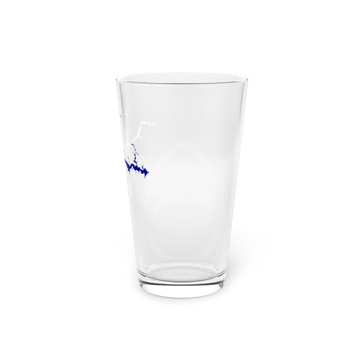 Virginia  Lake  Gaston  16oz  Pint  Glass  front  position  view  from  right  16oz.webp