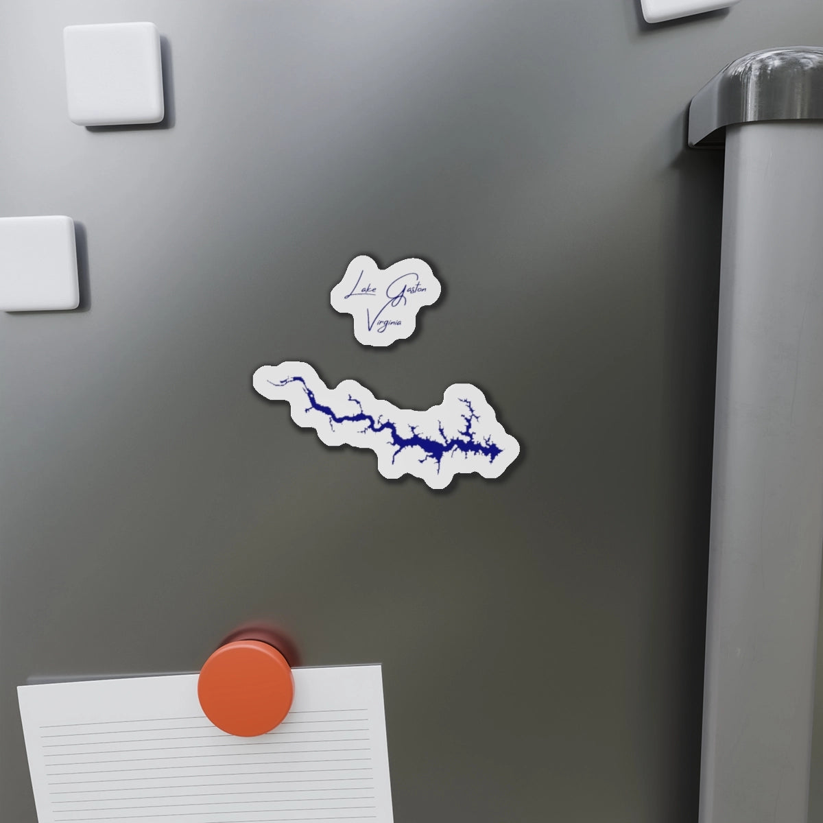 Virginia  Lake  Gaston  Die  Cut  Magnet  front  position  view  from  context-1  4  x  4.webp