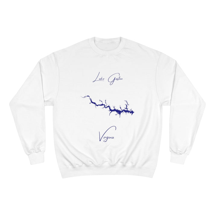 Virginia  Lake  Gaston  Sweatshirt  front  position  view  from  front  white.webp