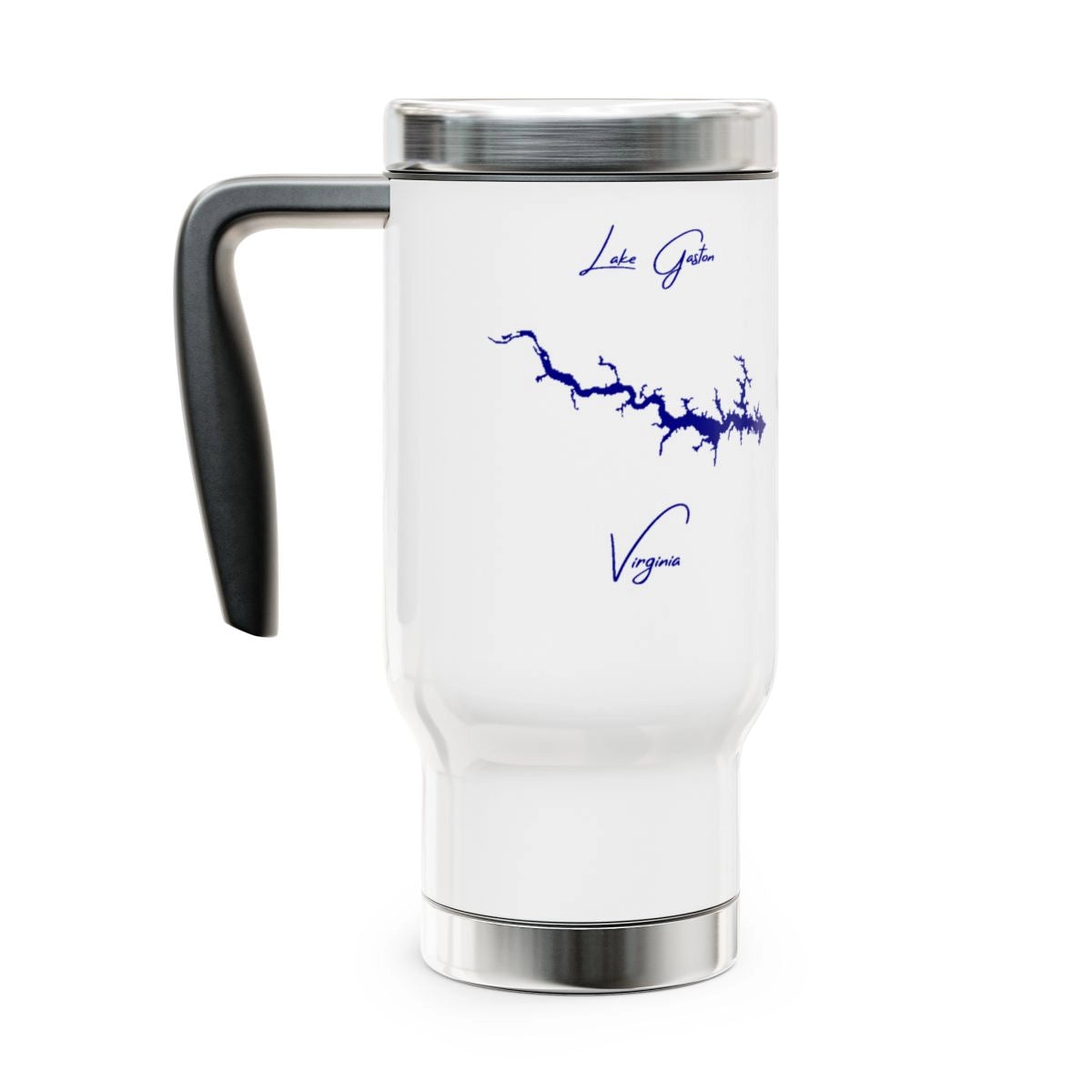 Virginia  Lake  Gaston  Travel  Mug  other  position  view  from  left  14oz.webp