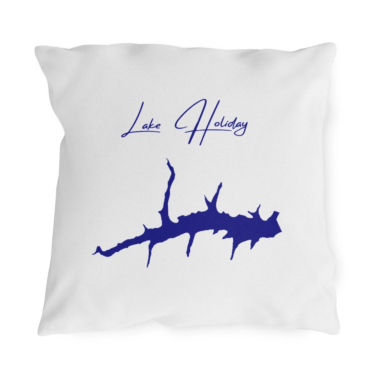 Virginia  Lake  Holiday  Outdoor  Pillow  front  position  view  from  front  18  x  18.webp