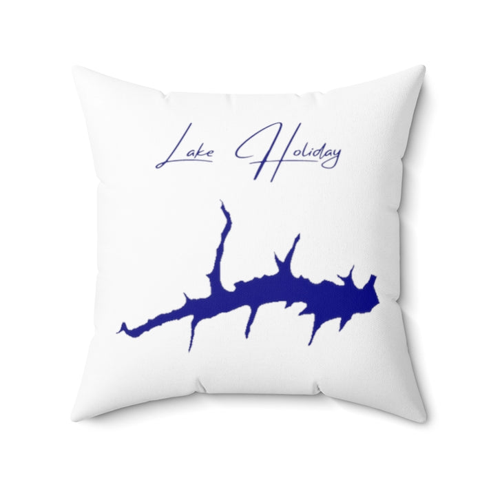 Virginia  Lake  Holiday  Pillow  front  position  view  from  back  20  x  20.webp