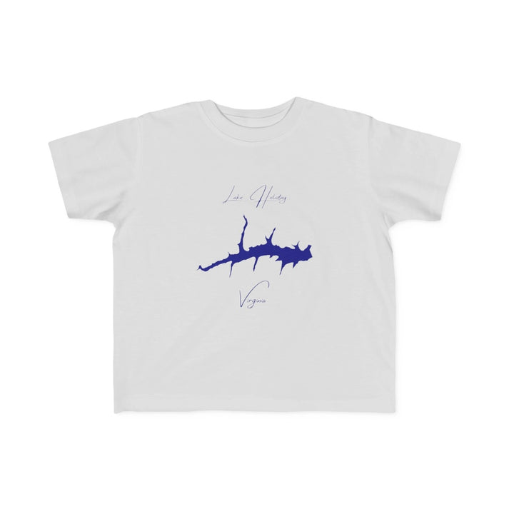 Virginia  Lake  Holiday  Toddler  T-shirt  front  position  view  from  front  silver.webp