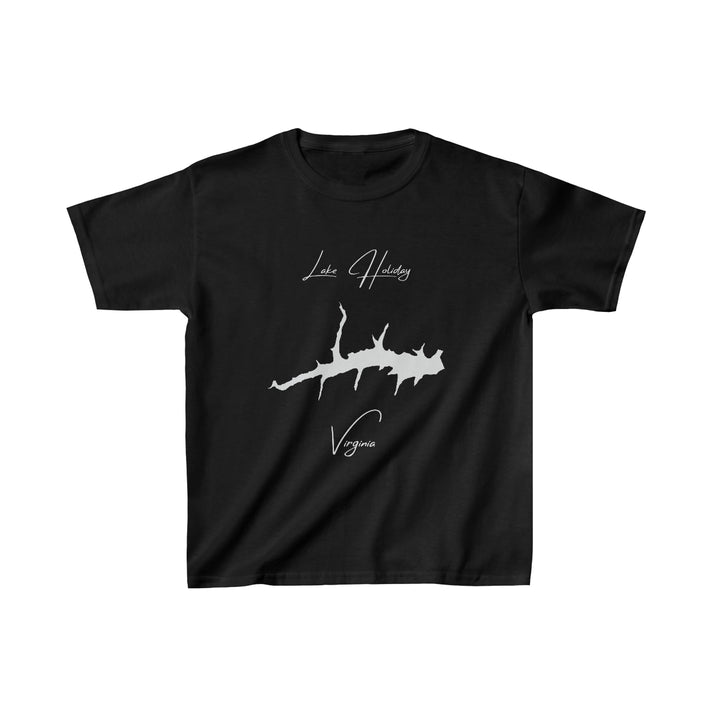 Virginia  Lake  Holiday  Youth  T-shirt  front  position  view  from  front  black.webp
