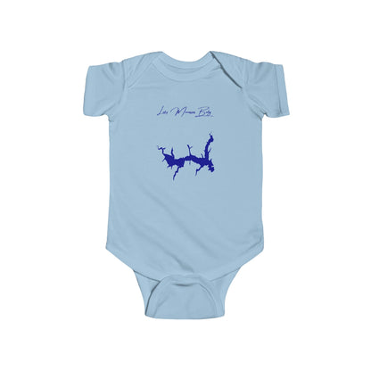 Virginia  Lake  Manassas  Onesie  front  position  view  from  front  light  blue.webp