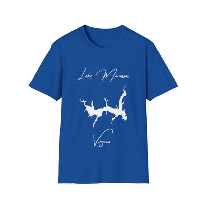 Virginia  Lake  Manassas  T-shirt  front  position  view  from  front  royal.webp
