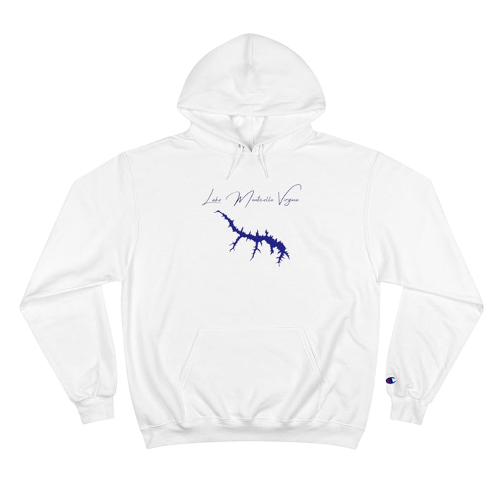 Virginia  Lake  Monticello  Hoodie  front  position  view  from  front  white.webp