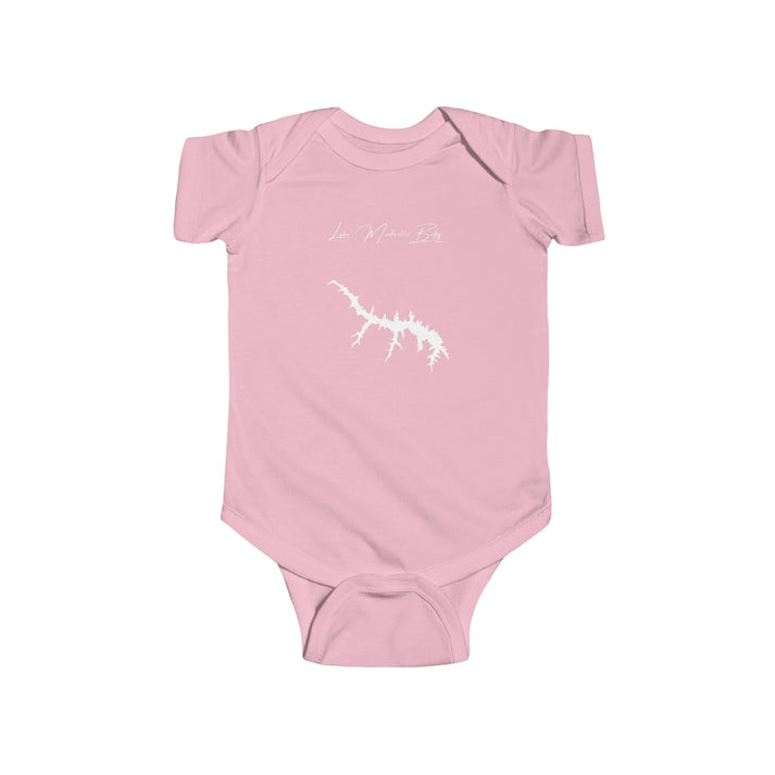Virginia  Lake  Monticello  Onesie  front  position  view  from  front  pink.webp