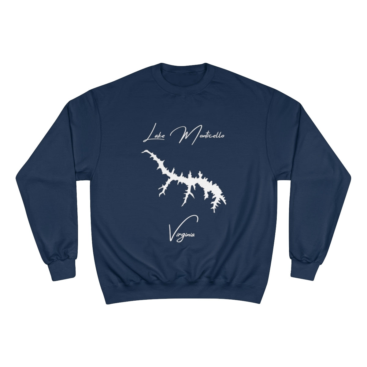 Virginia  Lake  Monticello  Sweatshirt  front  position  view  from  front  navy.webp