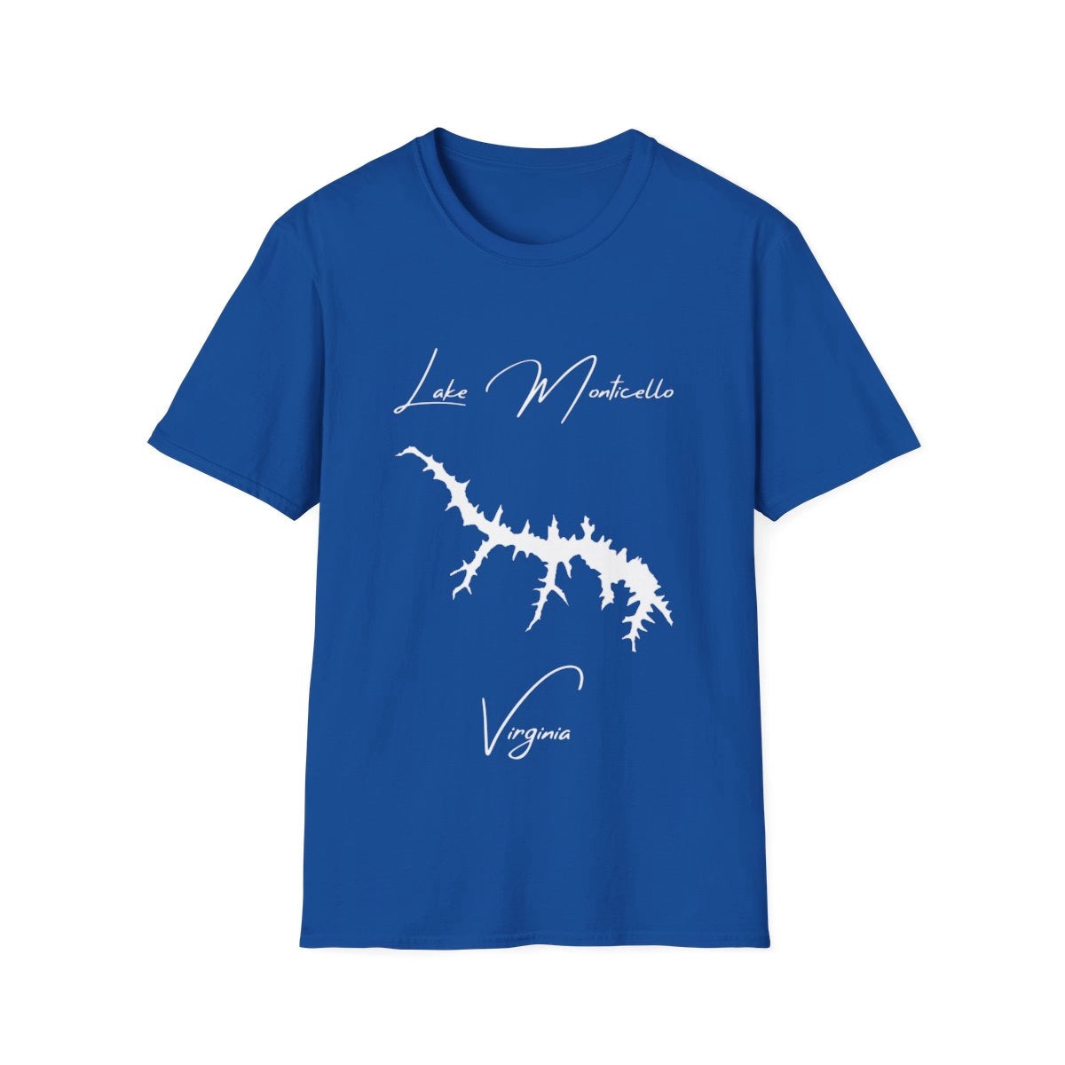 Virginia  Lake  Monticello  T-shirt  front  position  view  from  front  royal.webp