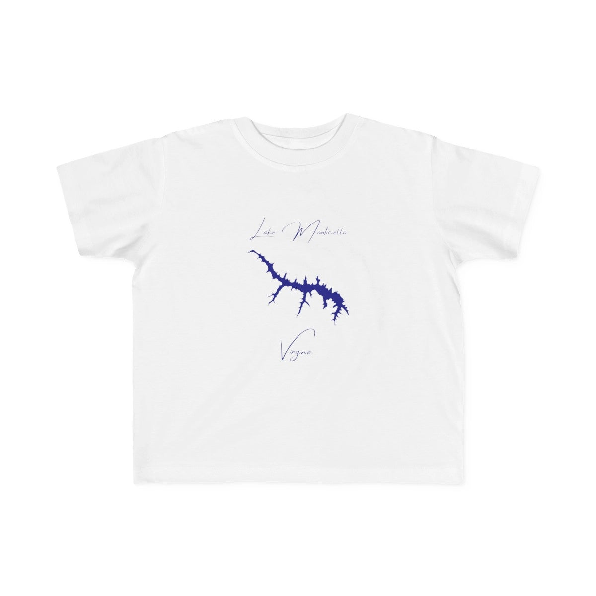Virginia  Lake  Monticello  Toddler  T-shirt  front  position  view  from  front  white.webp