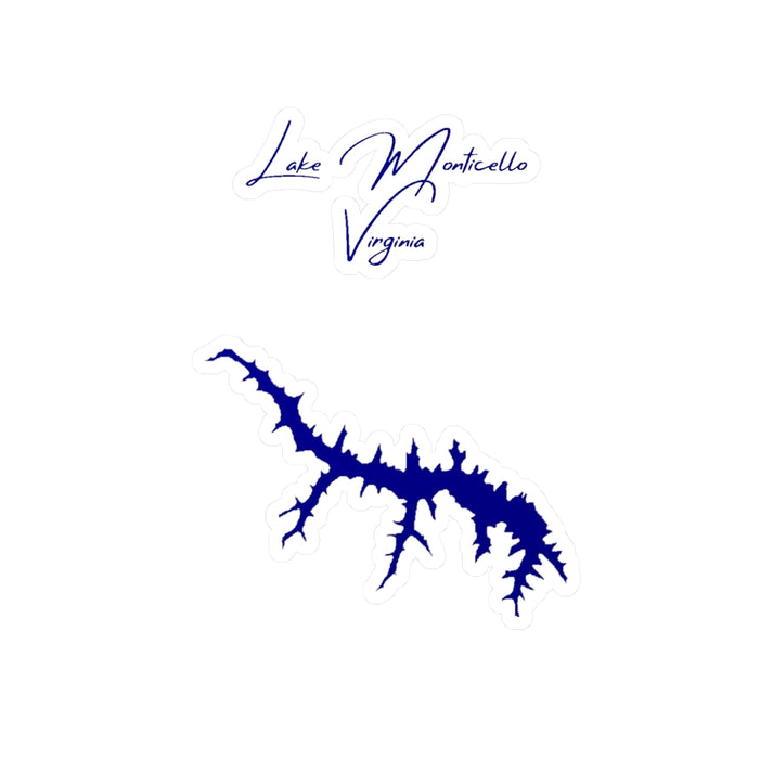 Virginia  Lake  Monticello  Vinyl  Decal  other  position  view  from  front  4  x  6.webp