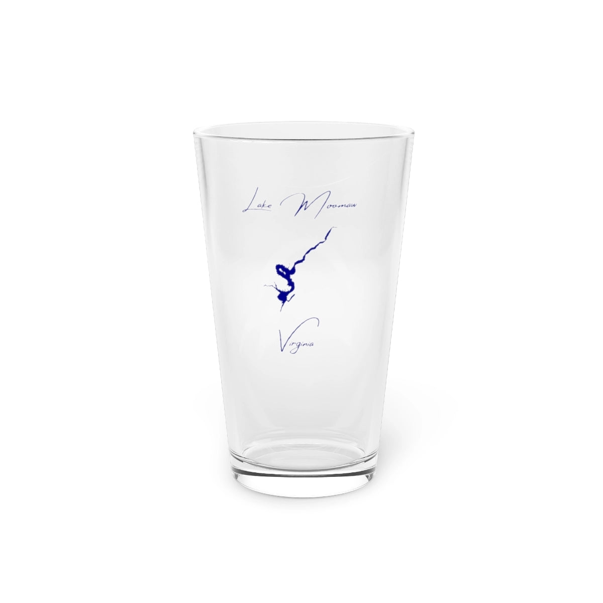 Virginia  Lake  Moomaw  16oz  Pint  Glass  front  position  view  from  front  16oz.webp